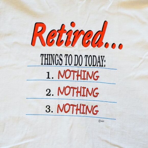 90s Vintage Retired Humor T Shirt Single Stitch - Picture 2 of 6